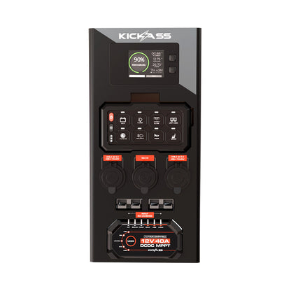 KickAss 12V Wireless Canopy Power System with 40A DCDC Charger + Integrated Bluetooth