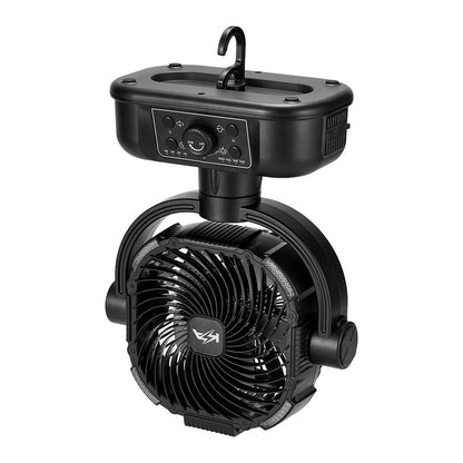 Kickass 360° Oscillating 20,000mAh Camping Fan with Power Bank & Light - KickAss Products USA