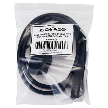 KickAss 8B&S Extension Lead with Anderson Style Connectors - 1m - KickAss Products USA