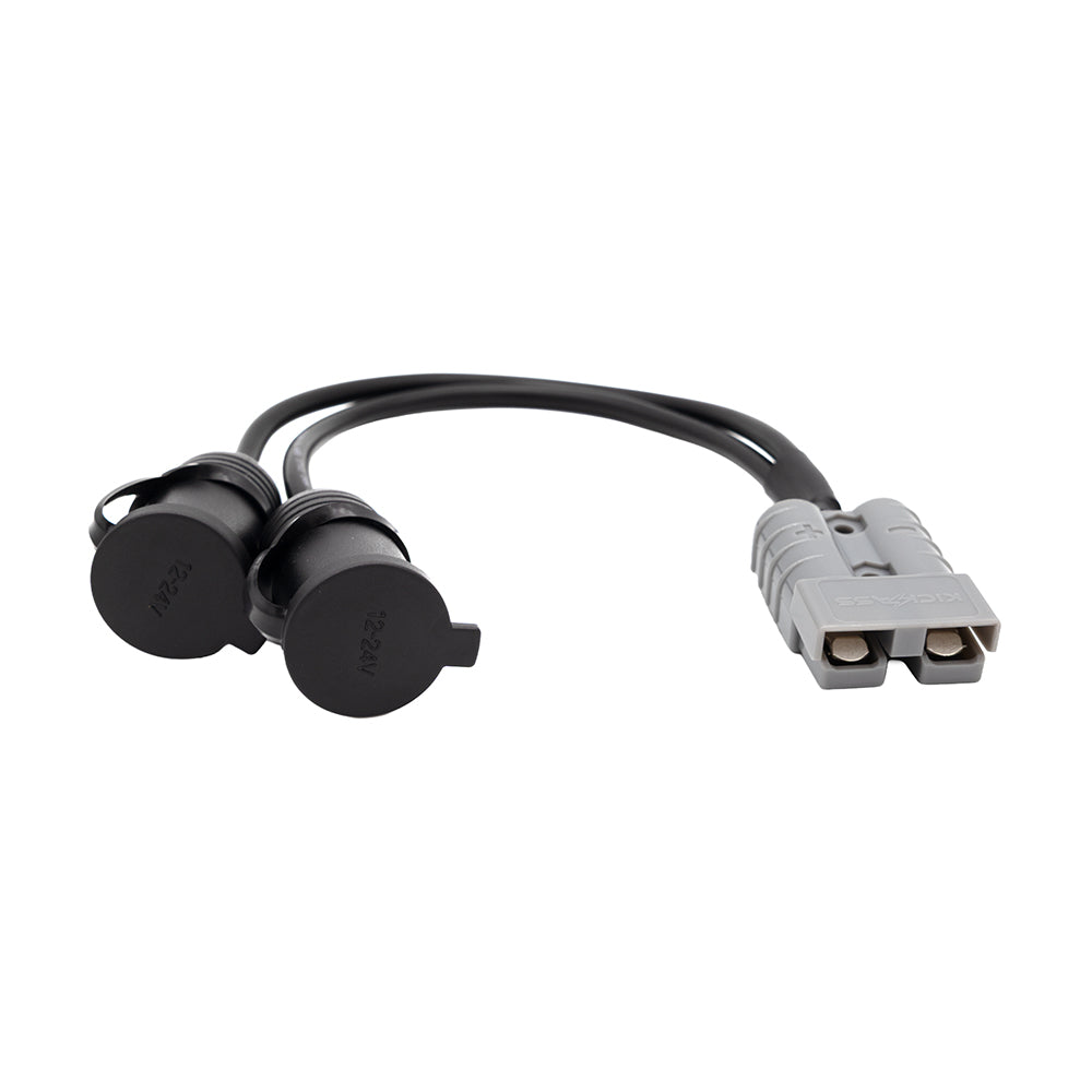 Anderson Connector to Double Cigarette Sockets - KickAss Products USA