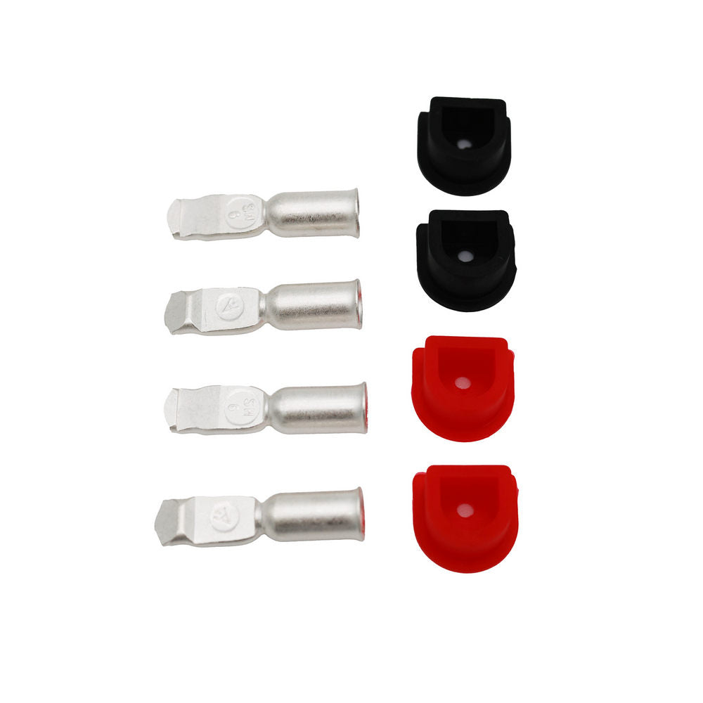 KickAss 50Amp Connector Kit with Covers & Plugs GREY
