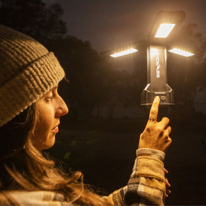 KickAss Rechargeable Tripod Camping Light - 4500 Lumens, 1.7m