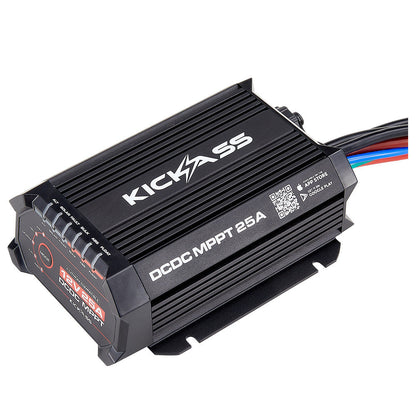 KickAss Smart 12V/24V 25A DCDC Charger With Solar MPPT + Integrated Bluetooth + Pre-Wired Anderson - KickAss Products USA