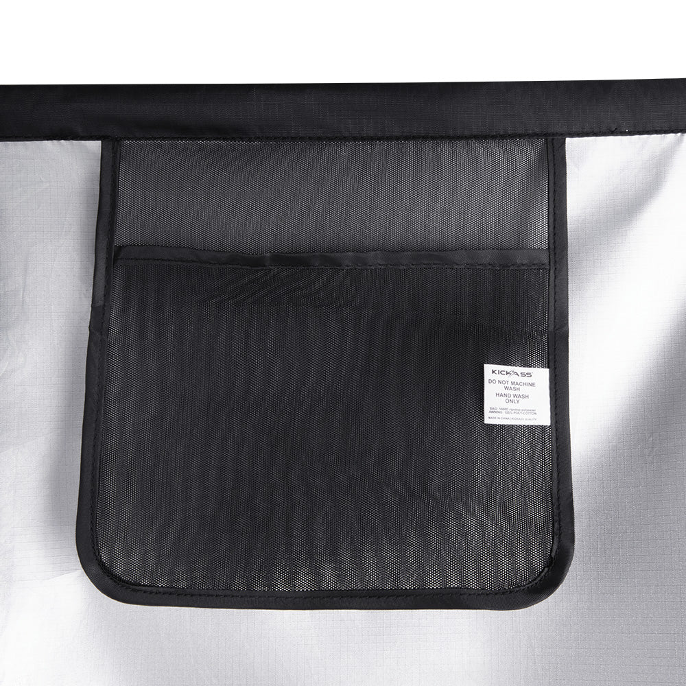 KickAss Premium LEFT Fold-Out Shower Tent Awning and Camping Change Room with LED lighting