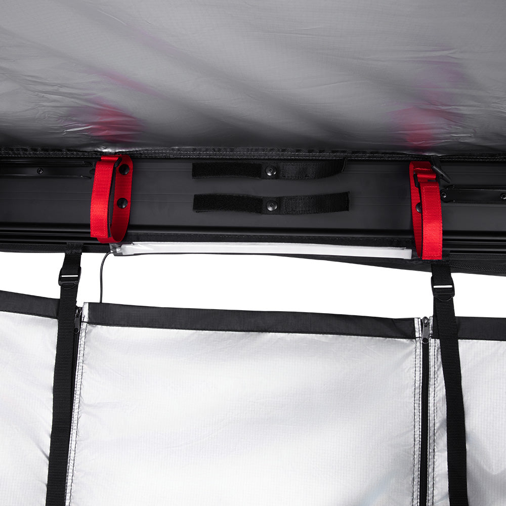 KickAss Premium LEFT Fold-Out Shower Tent Awning and Camping Change Room with LED lighting