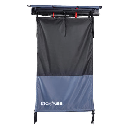 KickAss Premium RIGHT Fold-Out Shower Tent Awning and Camping Change Room with LED lighting