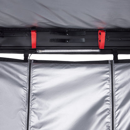 KickAss Premium RIGHT Fold-Out Shower Tent Awning and Camping Change Room with LED lighting