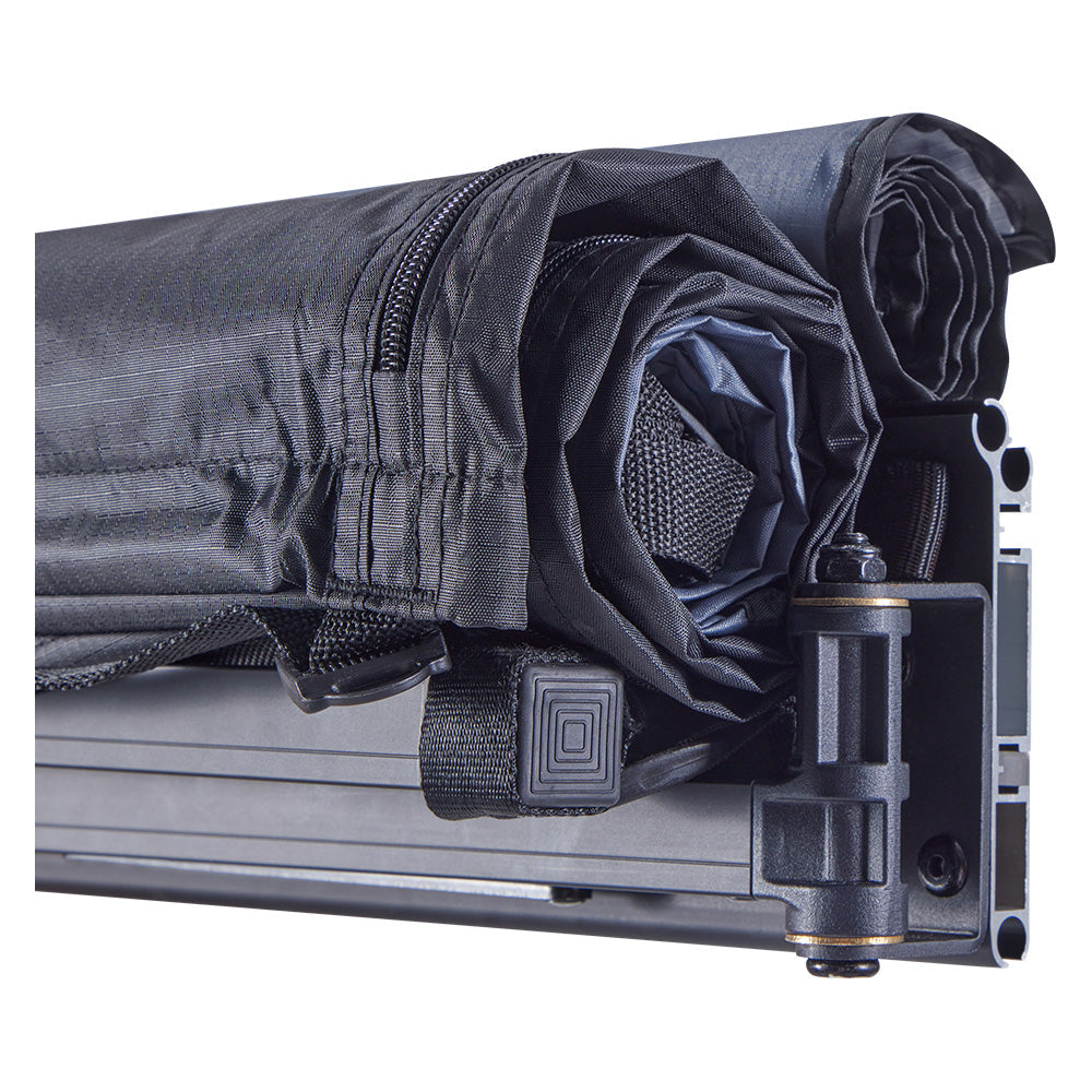 KickAss Premium RIGHT Fold-Out Shower Tent Awning and Camping Change Room with LED lighting