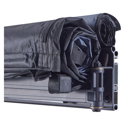 KickAss Premium RIGHT Fold-Out Shower Tent Awning and Camping Change Room with LED lighting