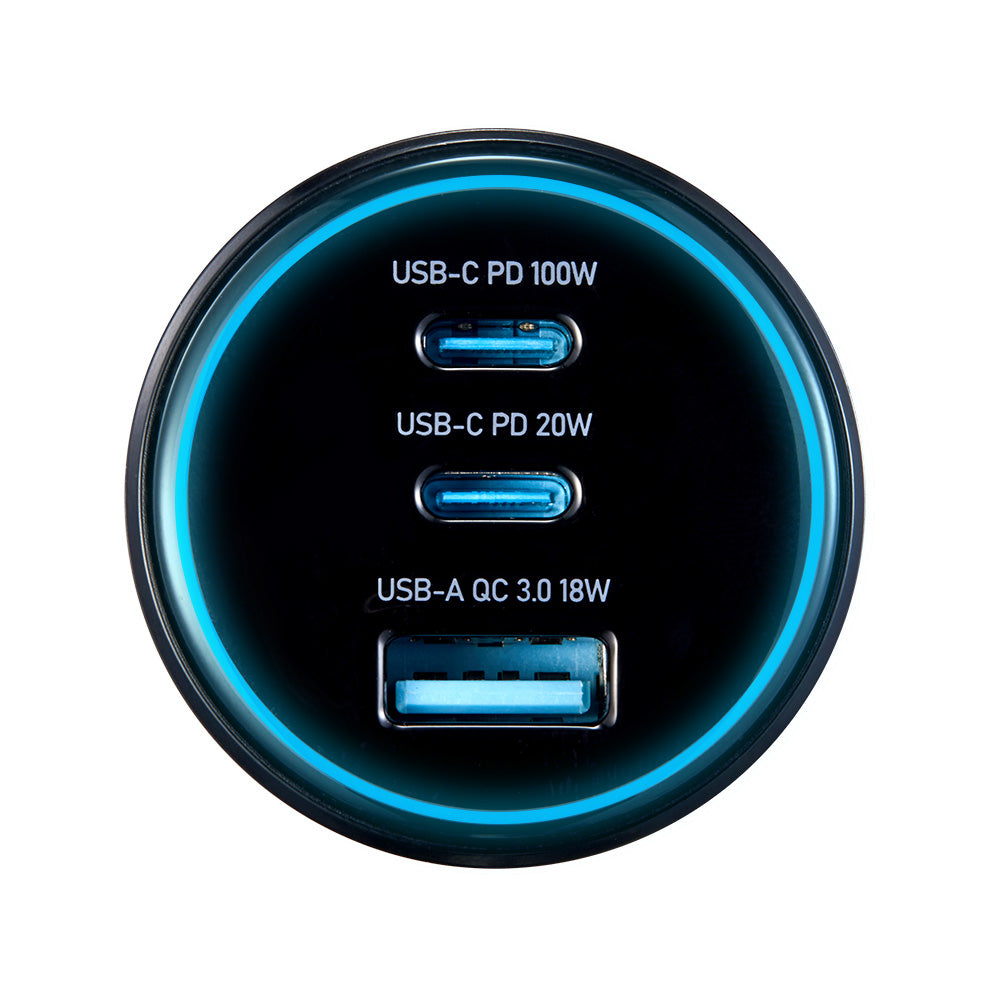 KickAss Fast Charging 100W USB-C/A Car Charger - KickAss Products USA
