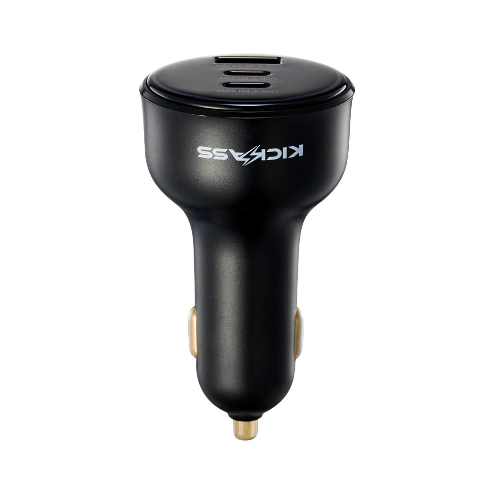 KickAss Fast Charging 100W USB-C/A Car Charger - KickAss Products USA