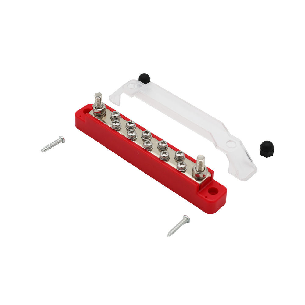 KickAss 10-Way Positive  Bus Bar with Cover