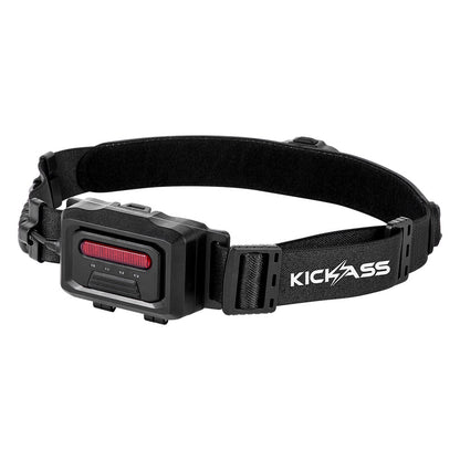 KickAss Premium Rechargeable 3-In-1 Head Torch with Motion Sensor
