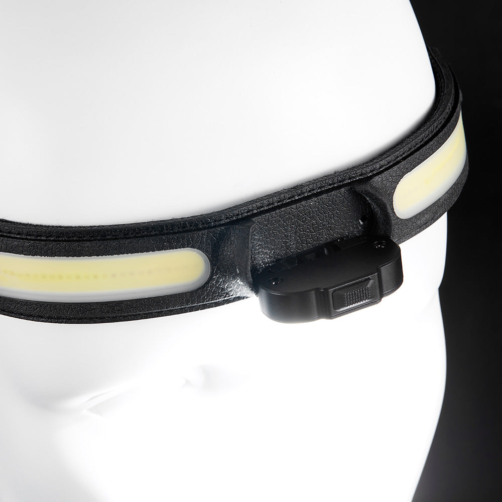 KickAss Premium Rechargeable 3-In-1 Head Torch with Motion Sensor