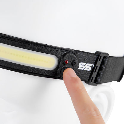 KickAss Premium Rechargeable 3-In-1 Head Torch with Motion Sensor
