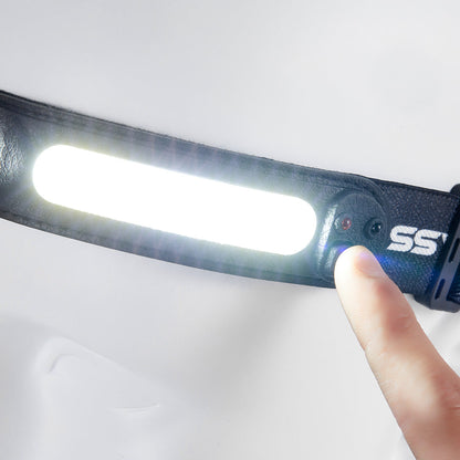 KickAss Premium Rechargeable 3-In-1 Head Torch with Motion Sensor