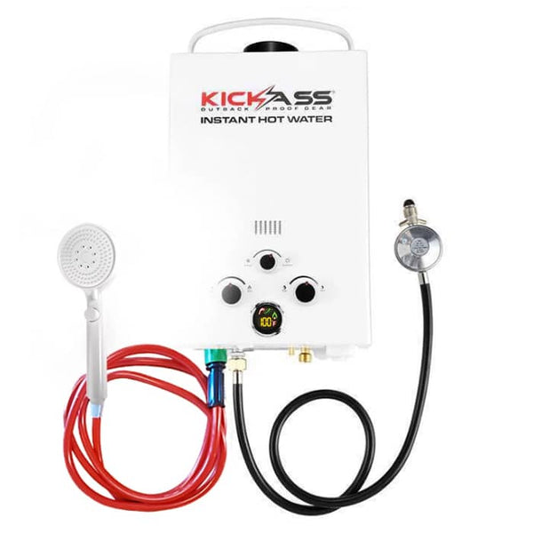 KickAss Gas Hot Water System and 12L Pump KickAss Products USA