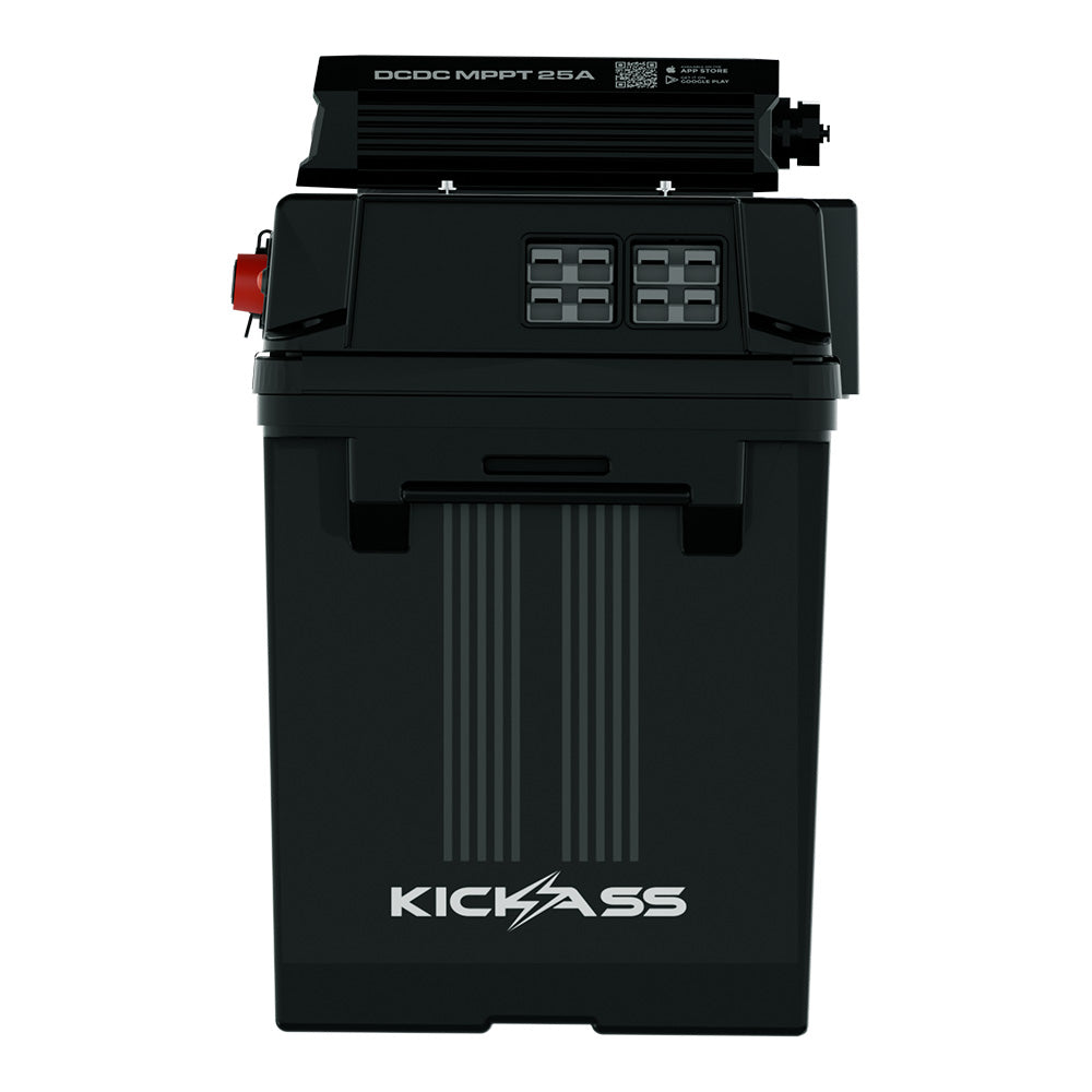 KickAss Battery Box with 25A DCDC Charger + Integrated Bluetooth