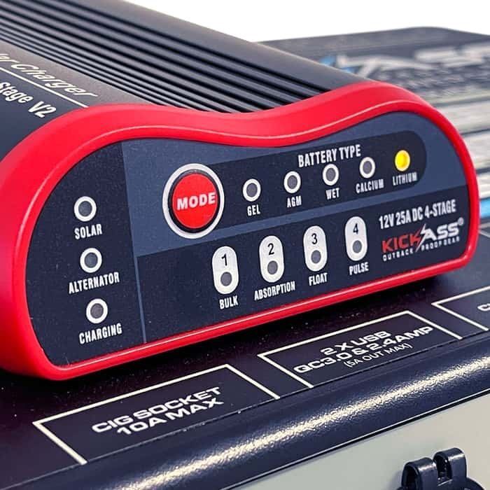 KickAss Lithium Power Station with DCDC Charger & 120AH LiFeP04 Lithium