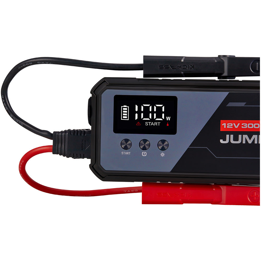 Kickass Power Boost 3000A Lithium Jump Starter with Power Bank -  5500A Peak