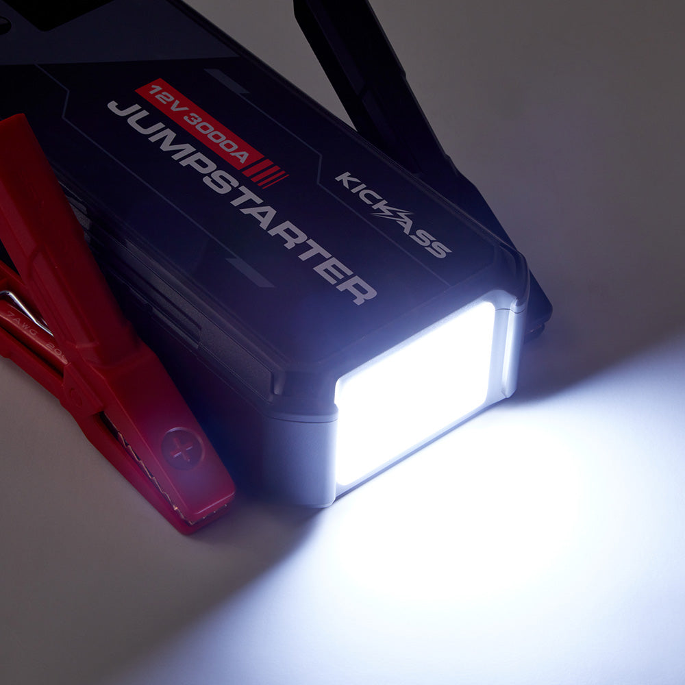 Kickass Power Boost 3000A Lithium Jump Starter with Power Bank -  5500A Peak