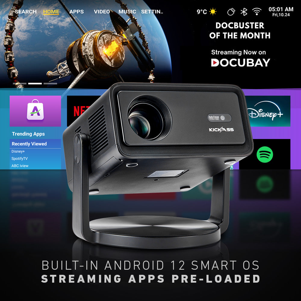 Kickass 12V FHD Outdoor Cinema Smart Projector