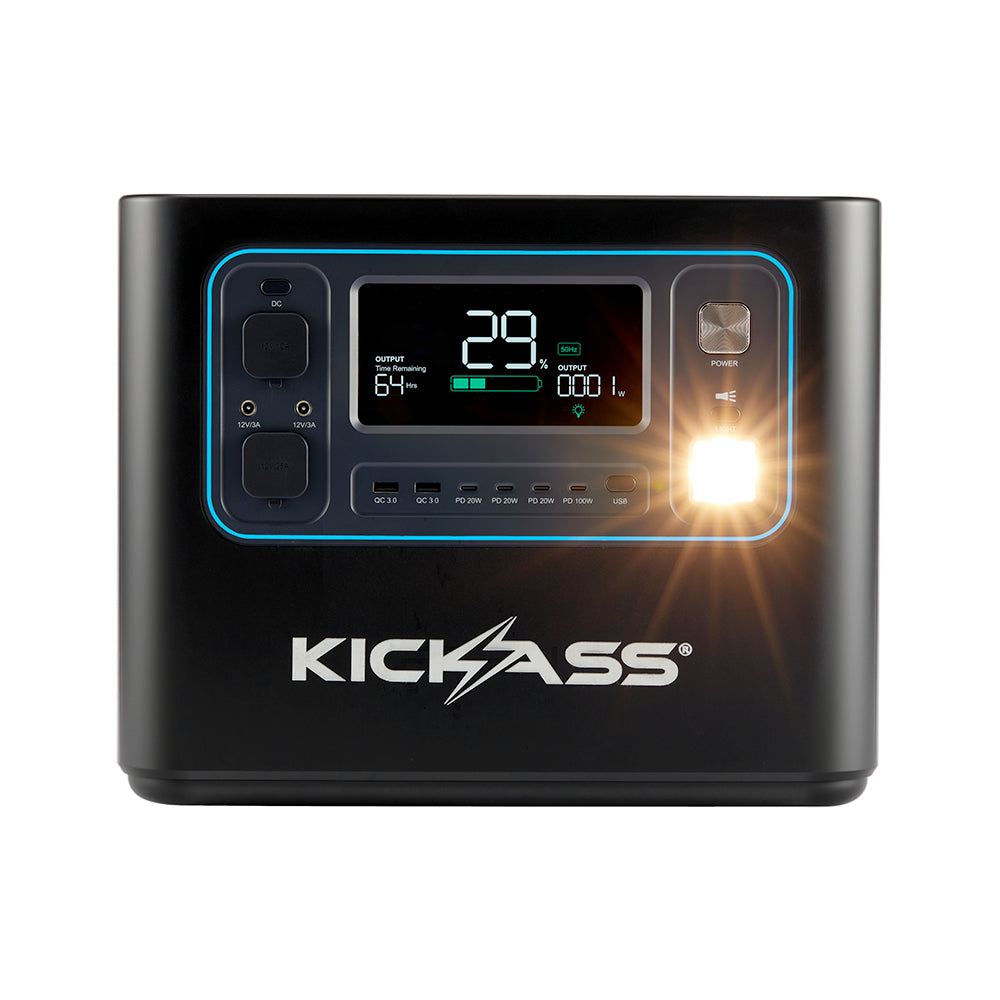 KickAss KickCharge 2400 Lithium Power Station - 2400W, 160Ah @ 12.8V - KickAss Products USA
