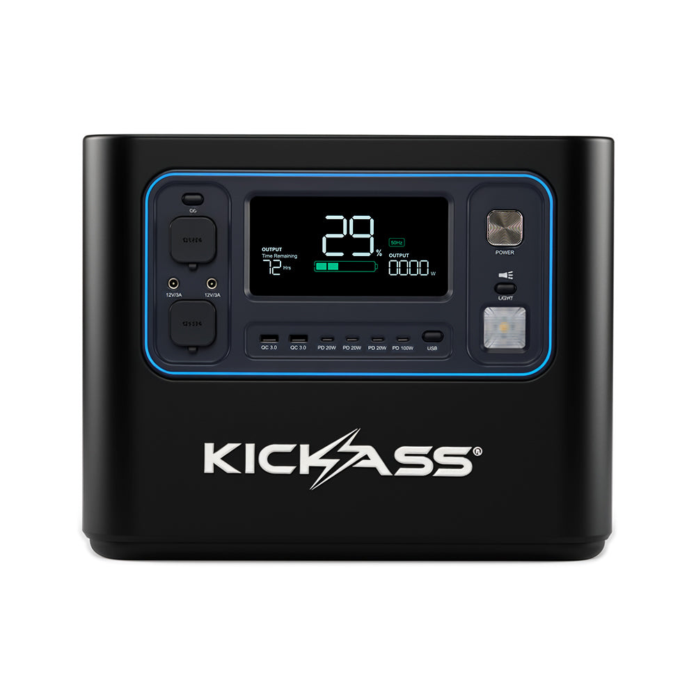 KickAss KickCharge 2400 Lithium Power Station - 2400W, 160Ah @ 12.8V - KickAss Products USA