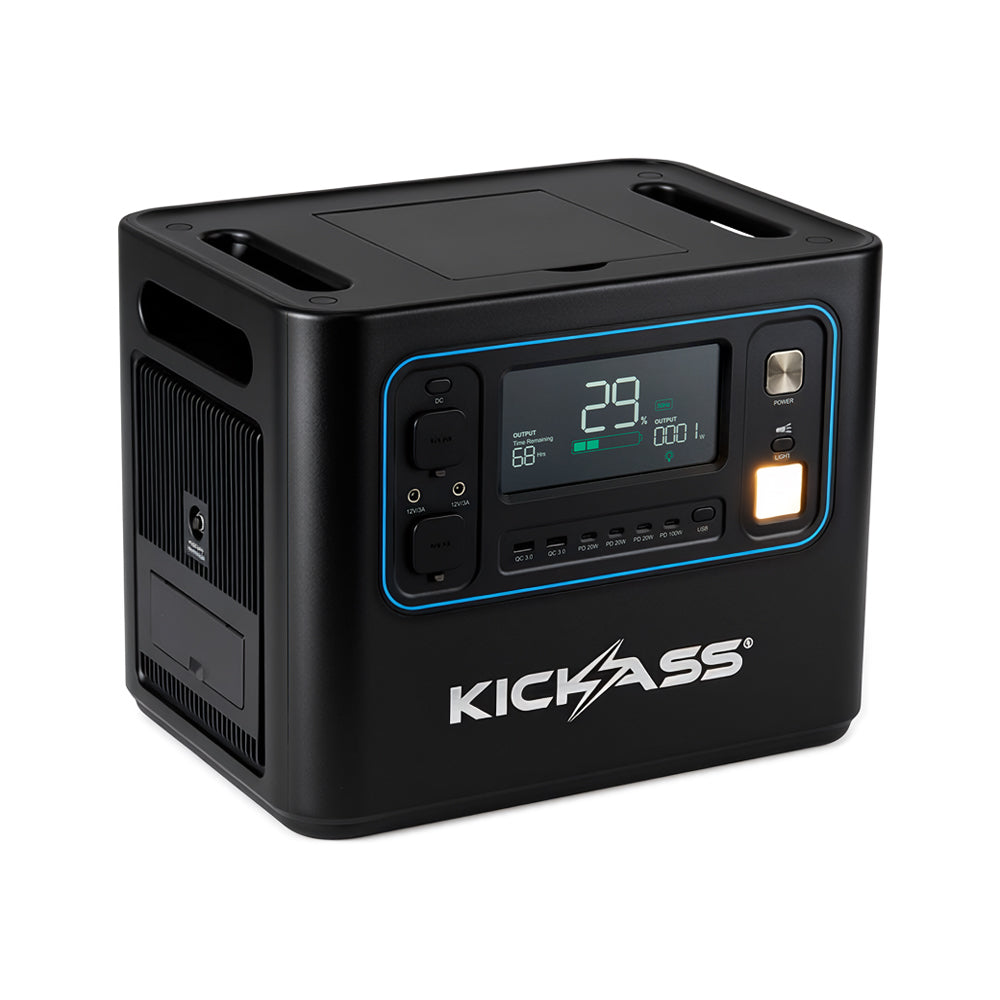 KickAss KickCharge 2400 Lithium Power Station - 2400W, 160Ah @ 12.8V - KickAss Products USA
