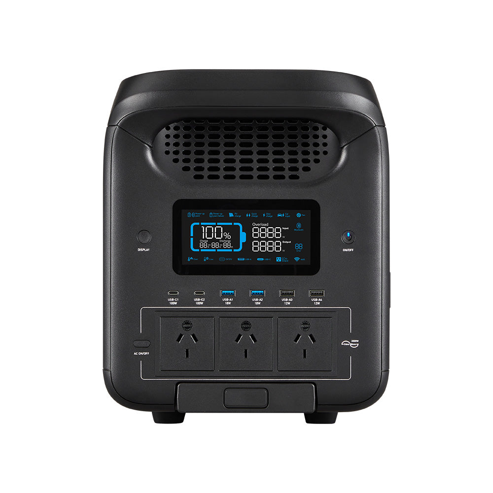 KickAss KickCharge 3000 Lithium Power Station - 3000W,  200Ah @ 12.8V