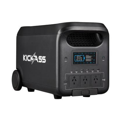 KickAss KickCharge 3000 Lithium Power Station - 3000W,  200Ah @ 12.8V