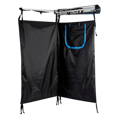 KickAss Premium Shower Awning - Black & Blue - KickAss Products USA