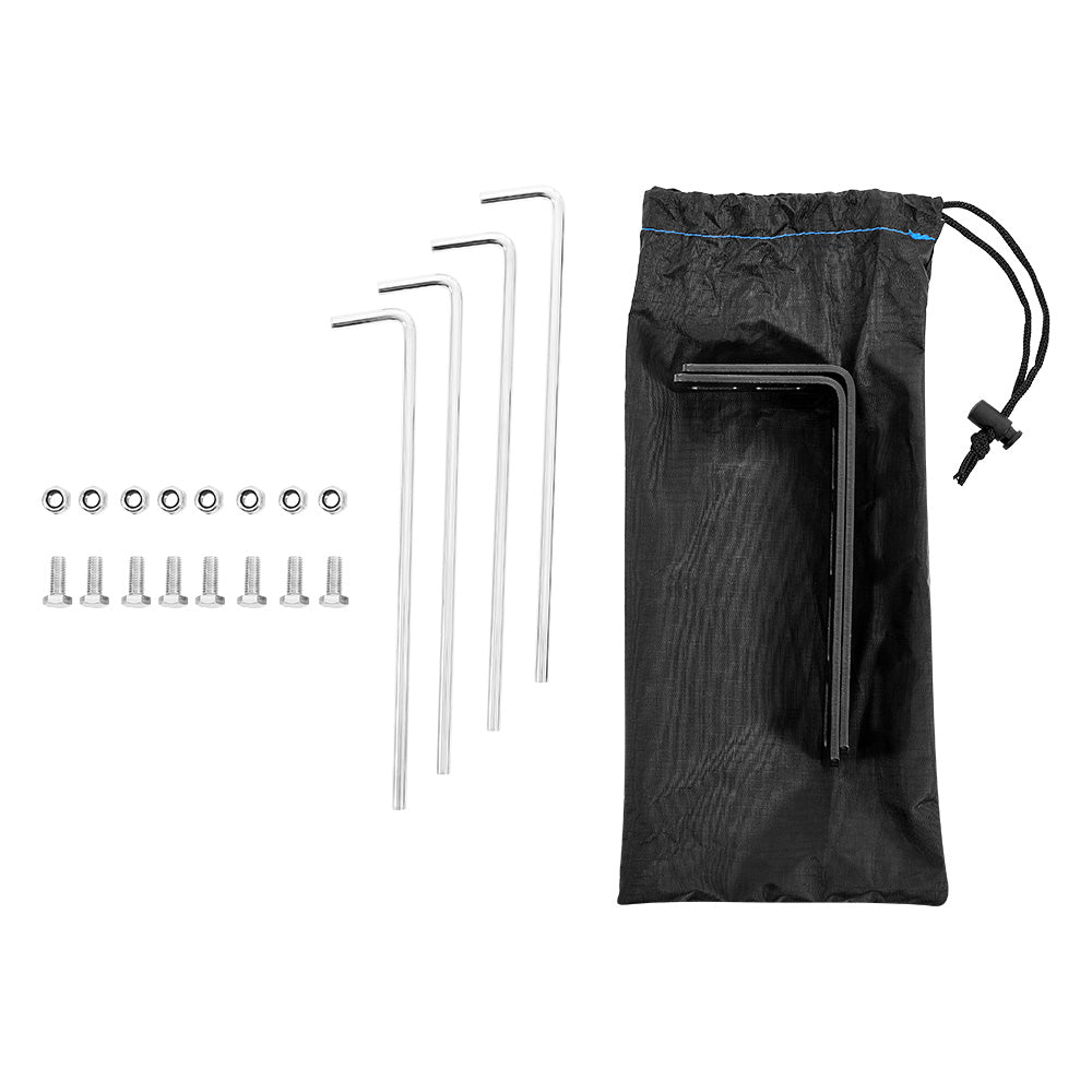 KickAss Premium Shower Awning - Black & Blue - KickAss Products USA