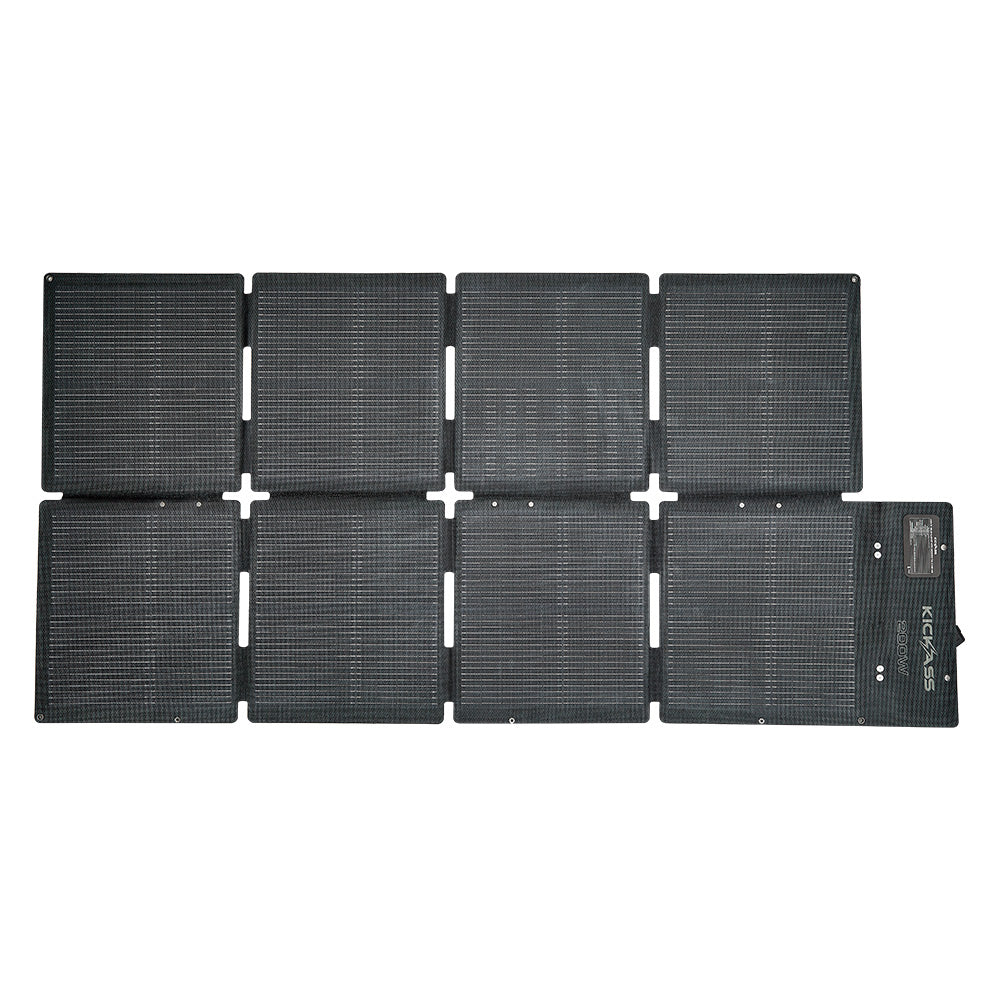 KickAss 200W DC Solar Blanket with Anderson Tail & USB Hub