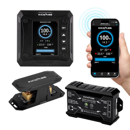 KickAss 600A Smart Shunt with Battery and Tank Monitor