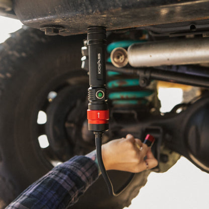 KickAss Rechargeable 3-in-1 Torch & Inspection Work Light Kit
