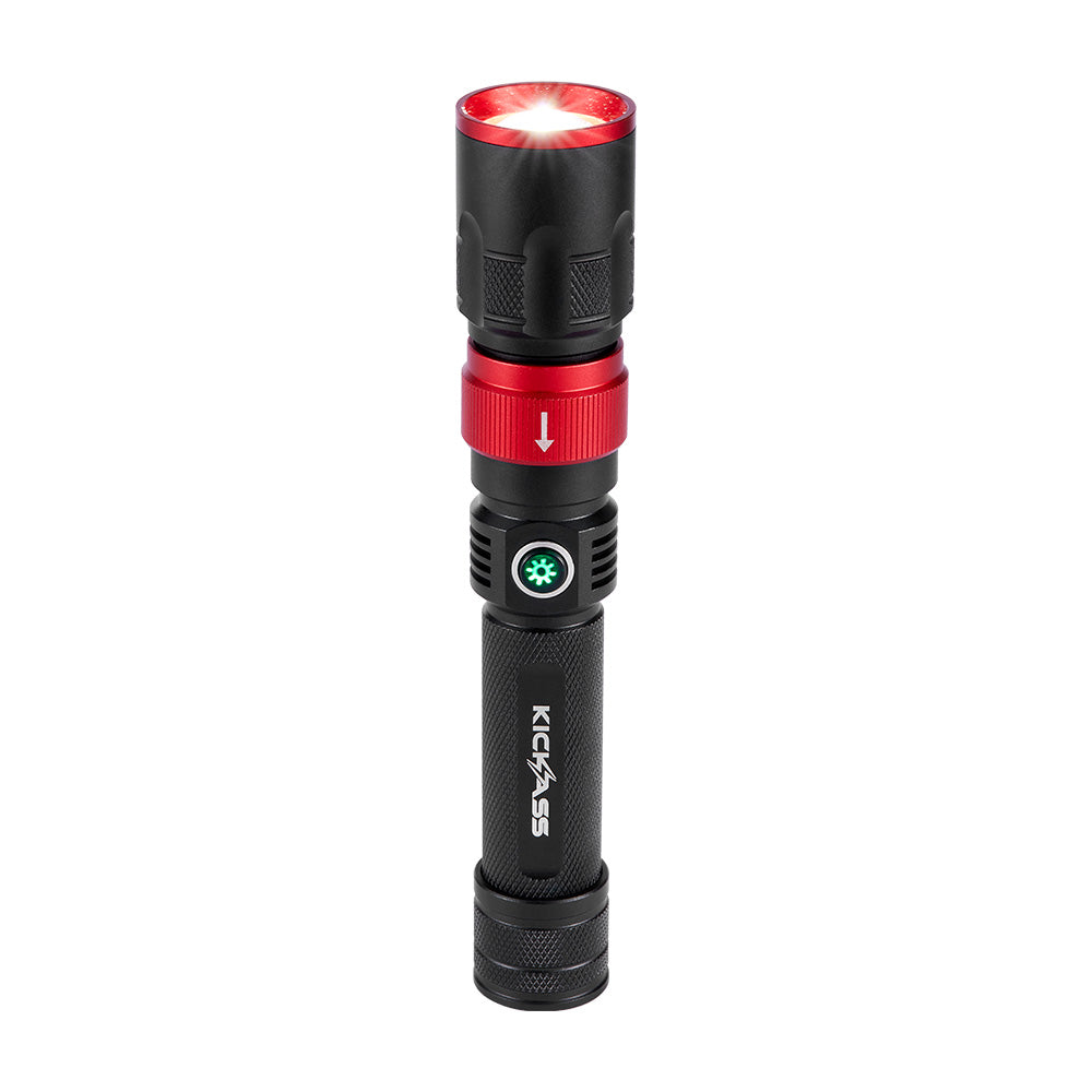 KickAss Rechargeable 3-in-1 Torch & Inspection Work Light Kit