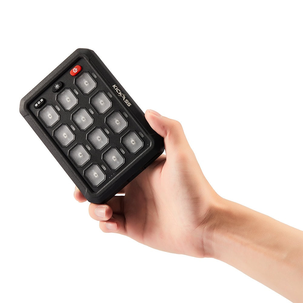 KickAss 12/24V 12 Gang Wireless Switch Panel with Magnetic Charging Cradle - MKII - KickAss Products USA