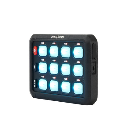 KickAss 12/24V 12 Gang Wireless Switch Panel with Magnetic Charging Cradle - MKII - KickAss Products USA