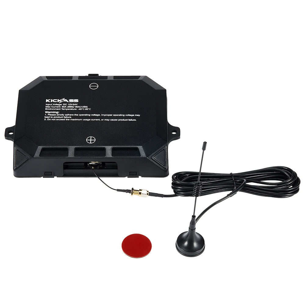 KickAss 12/24V 12 Gang Wireless Switch Panel with Magnetic Charging Cradle - MKII - KickAss Products USA
