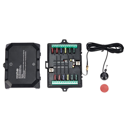 KickAss 12/24V 12 Gang Wireless Switch Panel with Magnetic Charging Cradle - MKII - KickAss Products USA
