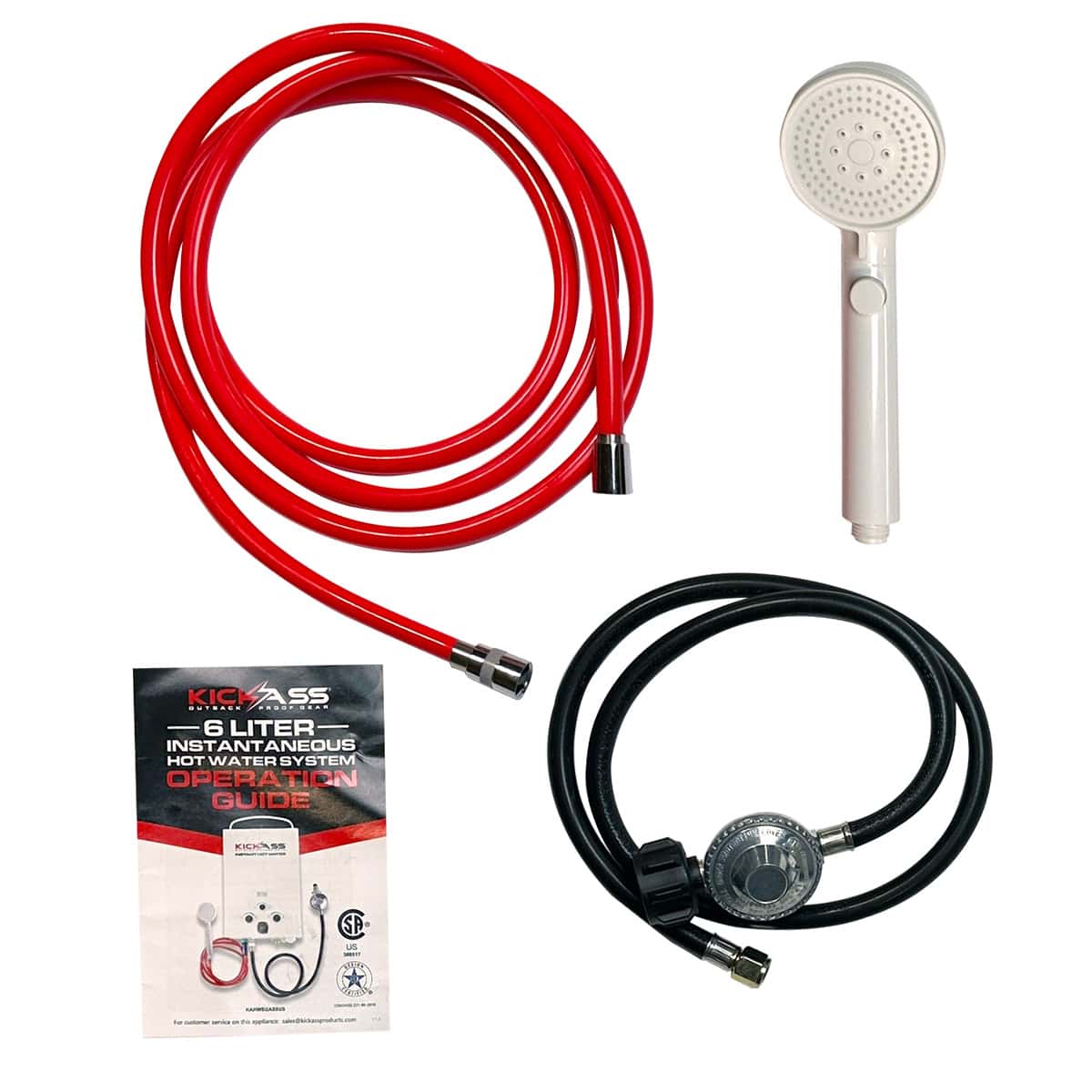 KickAss Instant Camping Gas Hot Water System KickAss Products USA