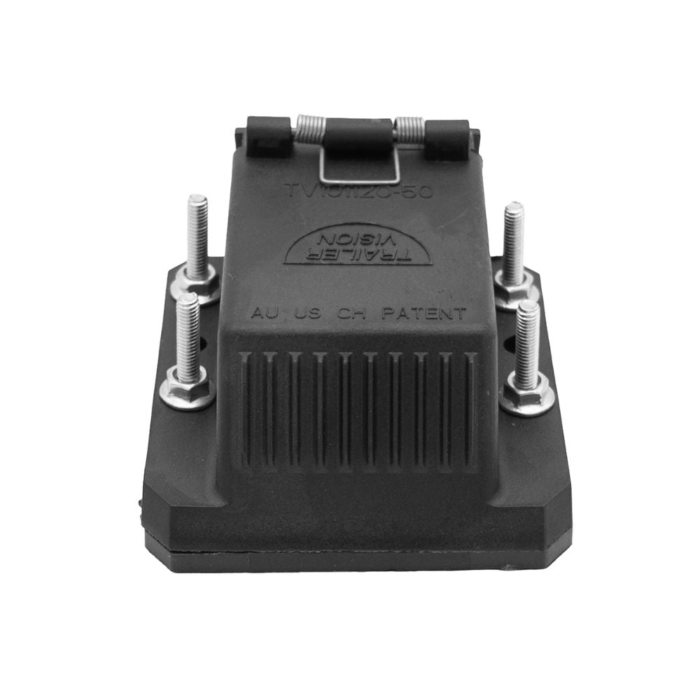 50A Anderson Style Connector Cover Vertical Mount (Black)