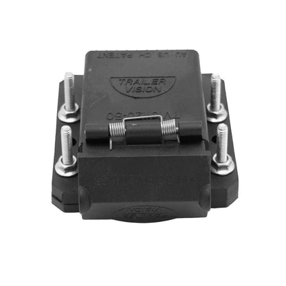 50A Anderson Style Connector Cover Vertical Mount (Black)