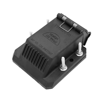50A Anderson Style Connector Cover Vertical Mount (Black)