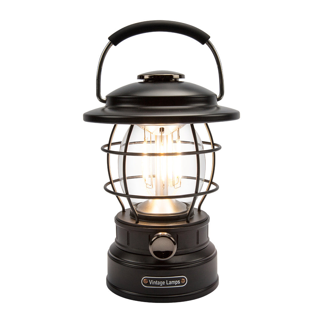 KickAss Vintage Camping Lantern - Black - KickAss Products USA