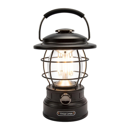 KickAss Vintage Camping Lantern - Black - KickAss Products USA