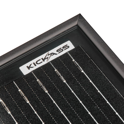 KickAss 12V 280W Ultra Slim Fixed Glass Solar Panel - KickAss Products USA