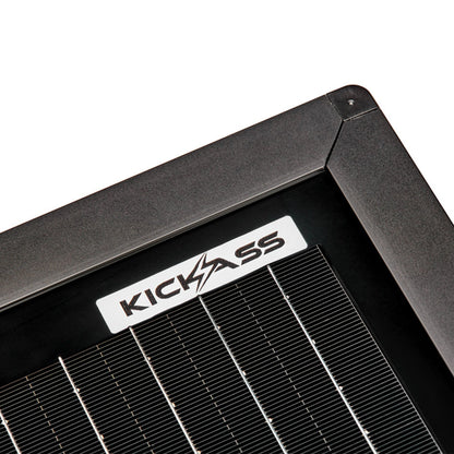 KickAss 12V 210W Ultra Slim Fixed Glass Solar Panel - KickAss Products USA