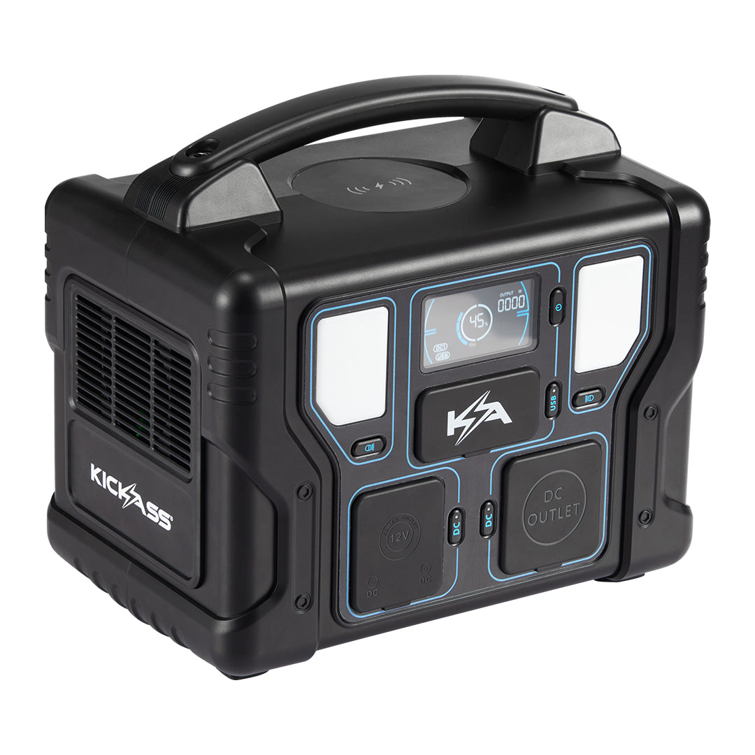 KickAss KickCharge DC500 Lithium Power Station - 512Wh, 40Ah @ 12.8V - KickAss Products USA